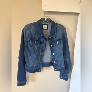 Wax Jean Classic Blue Denim Jacket Junior Medium